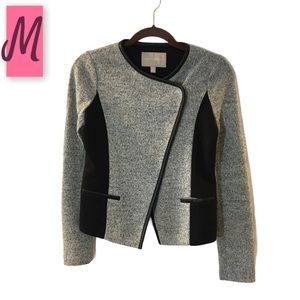 Banana Republic knitted Moto jacket